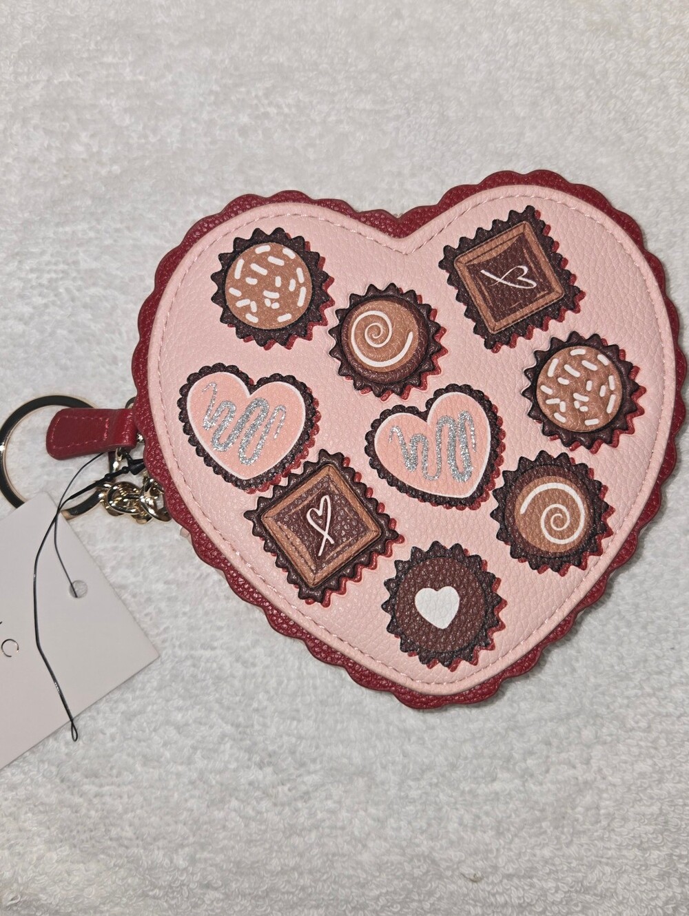 LC Lauren Coin Keychain Pouch Bag